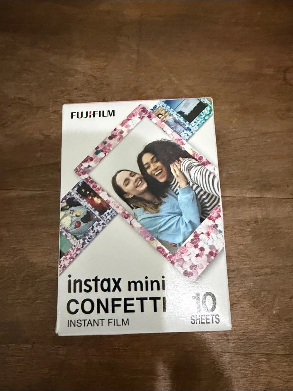 Fujifilm Instax Mini Confetti Instant Film - Pink Floral Frames
